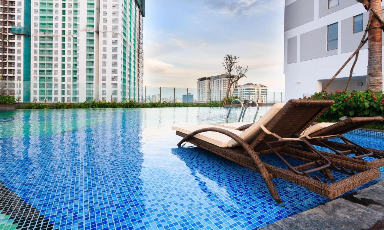 Chau Apartments - Infinity Pool- Ben Thanh โฮจิมินห์ซิตี้ ภายนอก รูปภาพ